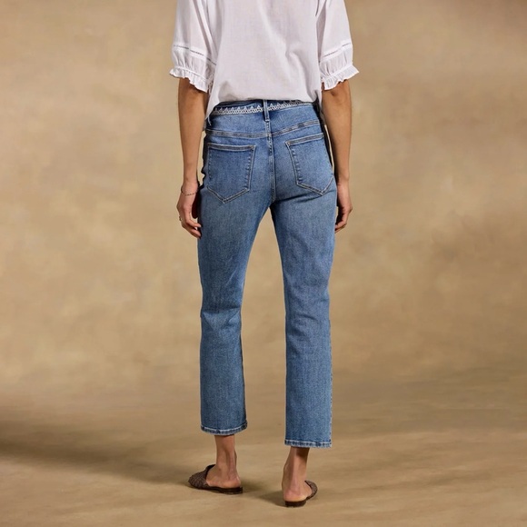 Driftwood Stella Embroidered Jeans. New with tags from Sundance. - Picture 3 of 4